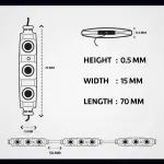 LED 1.5W ROUGE